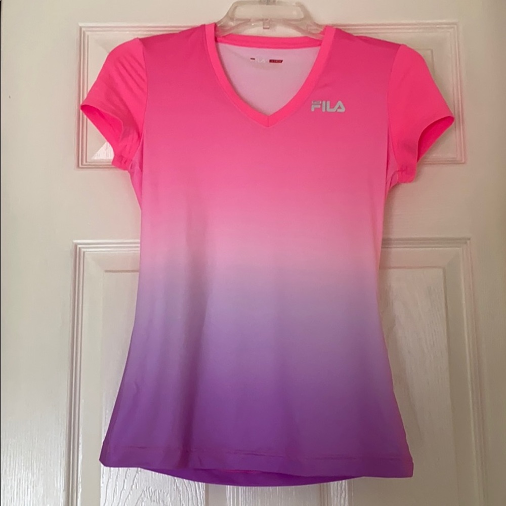Gradient Fila Workout Shirt